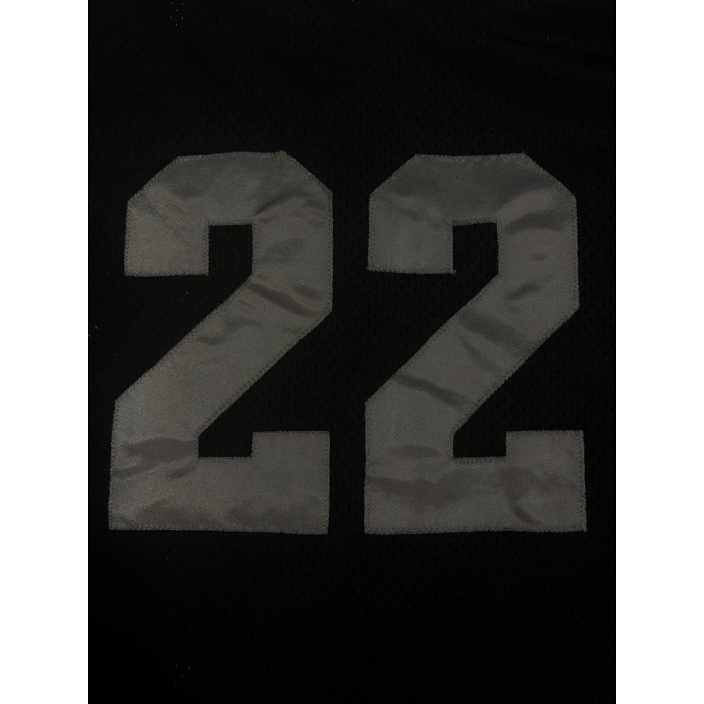 Vintage Majestic Raiders #22 Baseball Jersey Black Mesh Made USA Adult 2XL - Picture 7 of 10